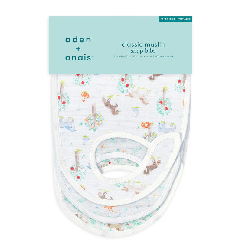 [aden + anais] スナップビブ（よだれかけ） 3枚セット - イヤー オブ ザ ホース