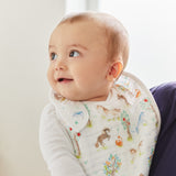 【名入れ】[aden + anais] スナップビブ（よだれかけ） - 3枚セット／イヤー オブ ザ ホース×Gold・Silver糸