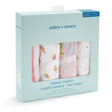 [aden + anais] essentials おくるみ - 4枚セット／アイスクリーム