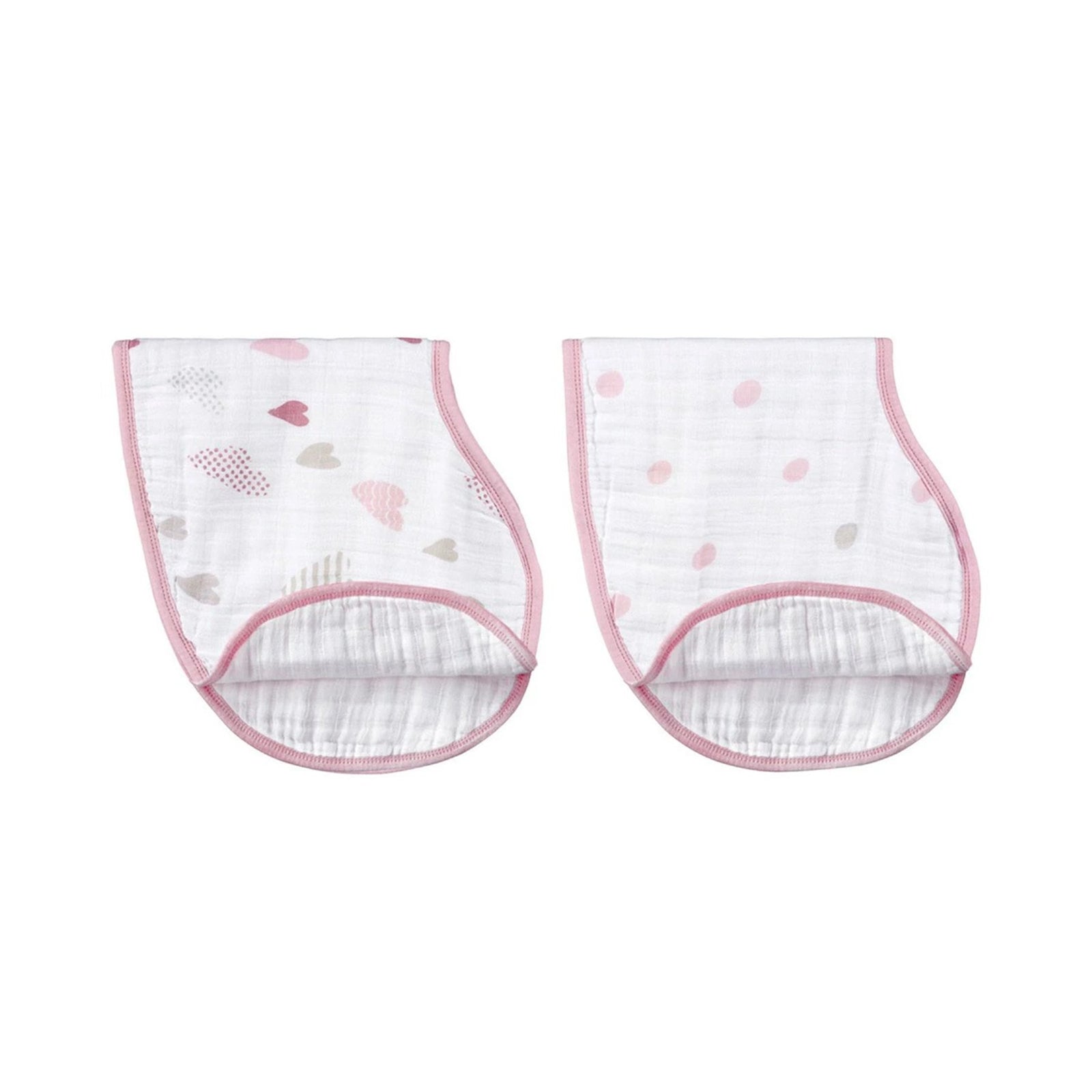 aden + anais] バーピービブ - 2枚セット／ハートブレイカー